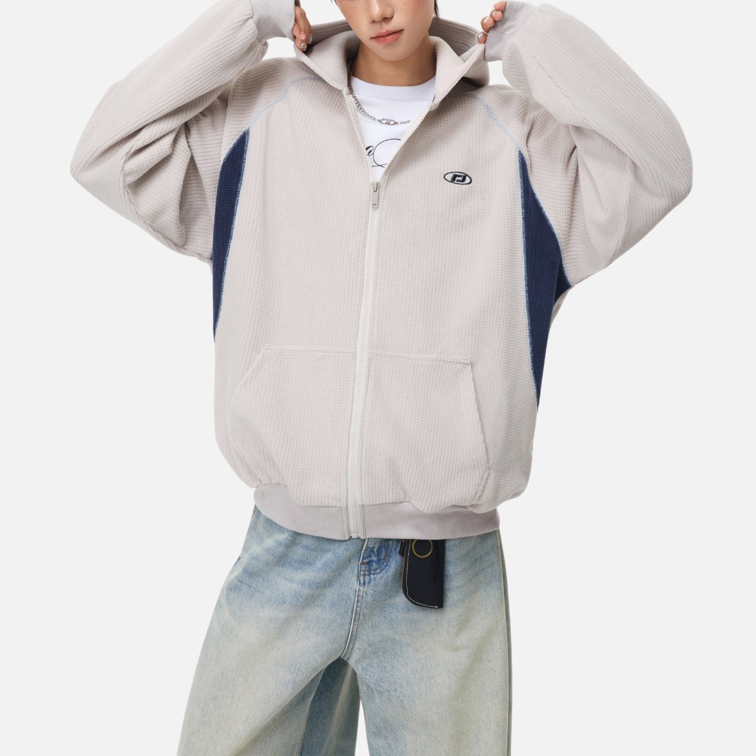 Heavyweight Raglan Zip Hoodie