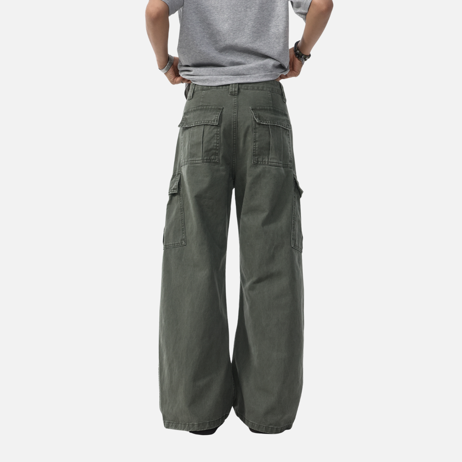 Vintage Slant Baggy Pants