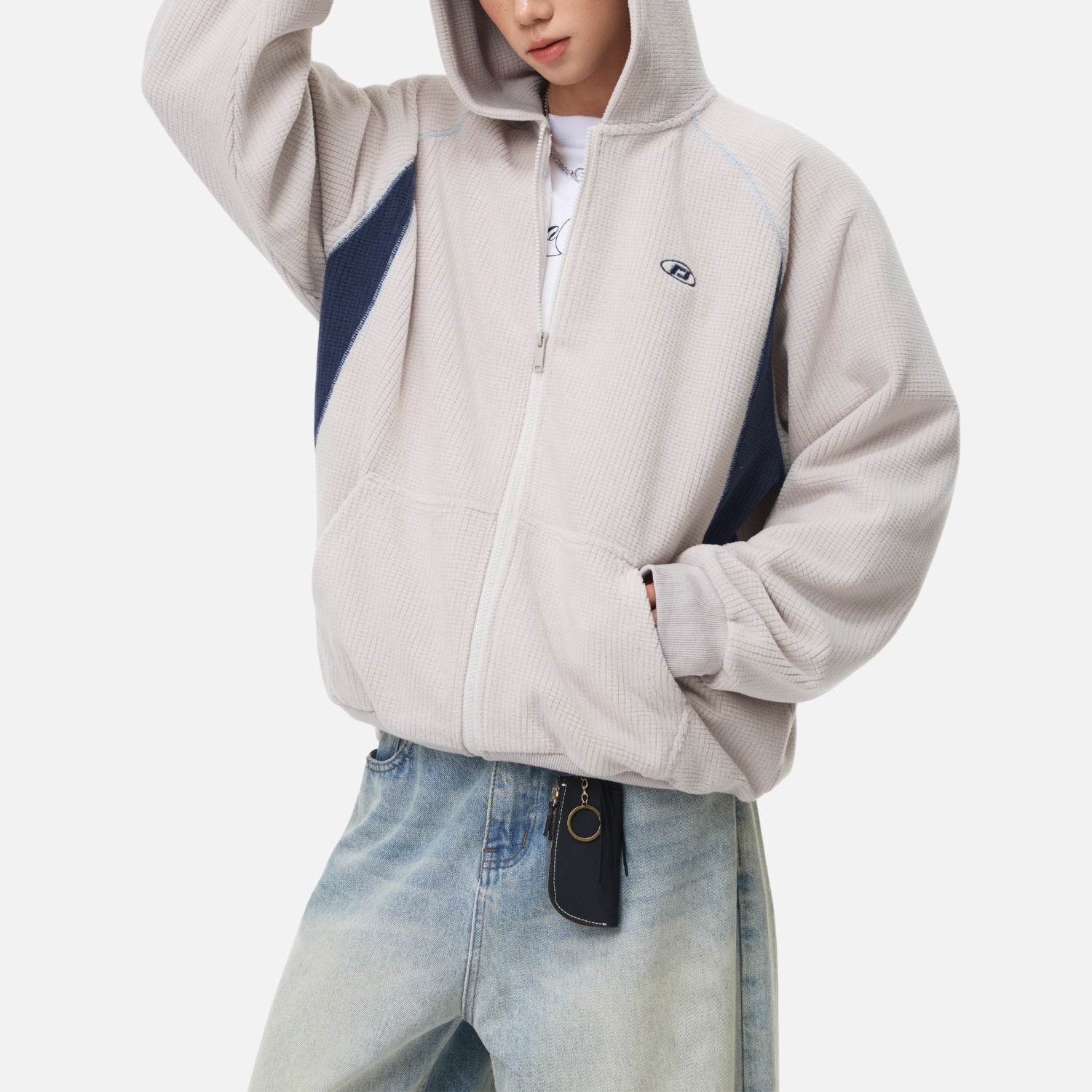 Heavyweight Raglan Zip Hoodie