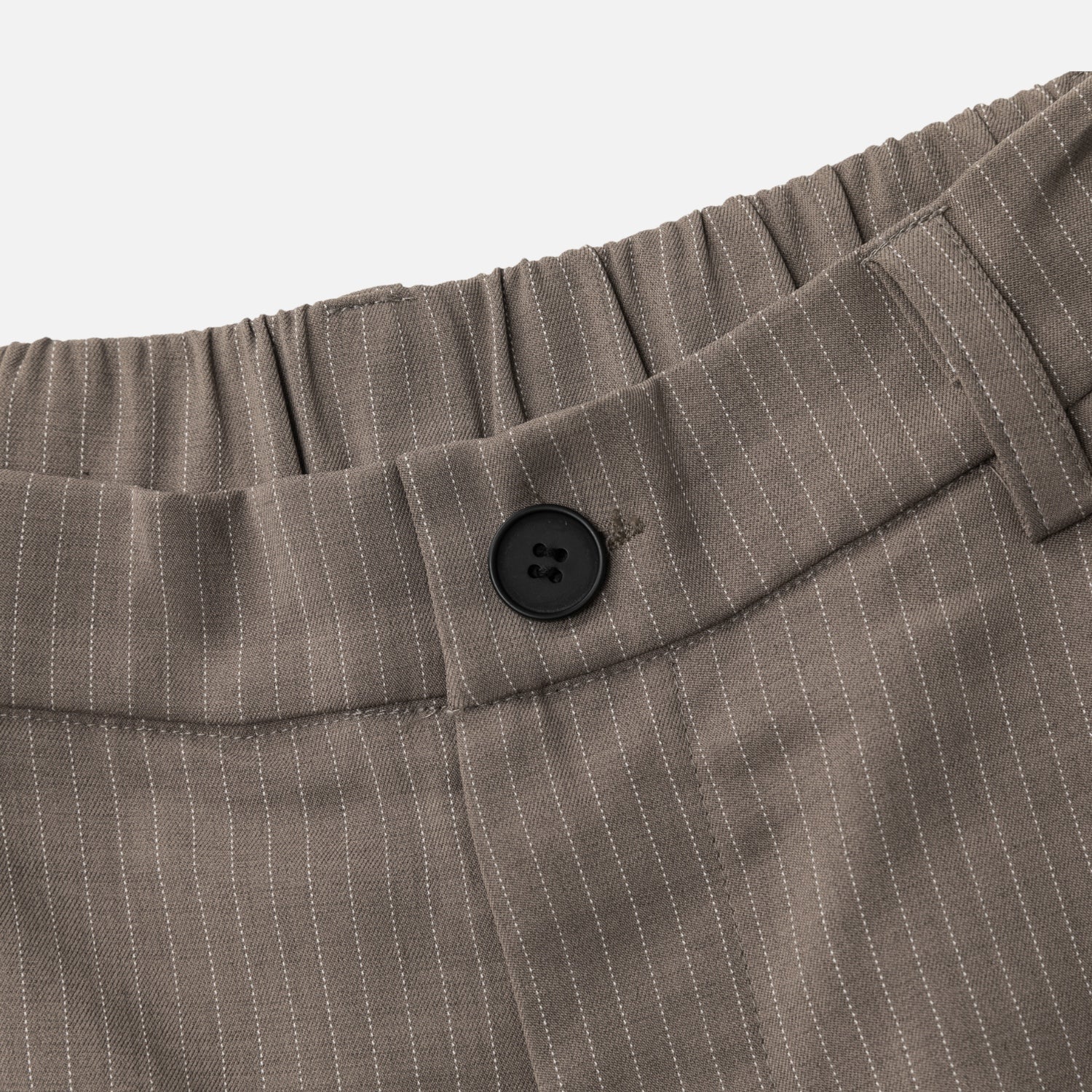 Vintage Striped Tailored Shorts