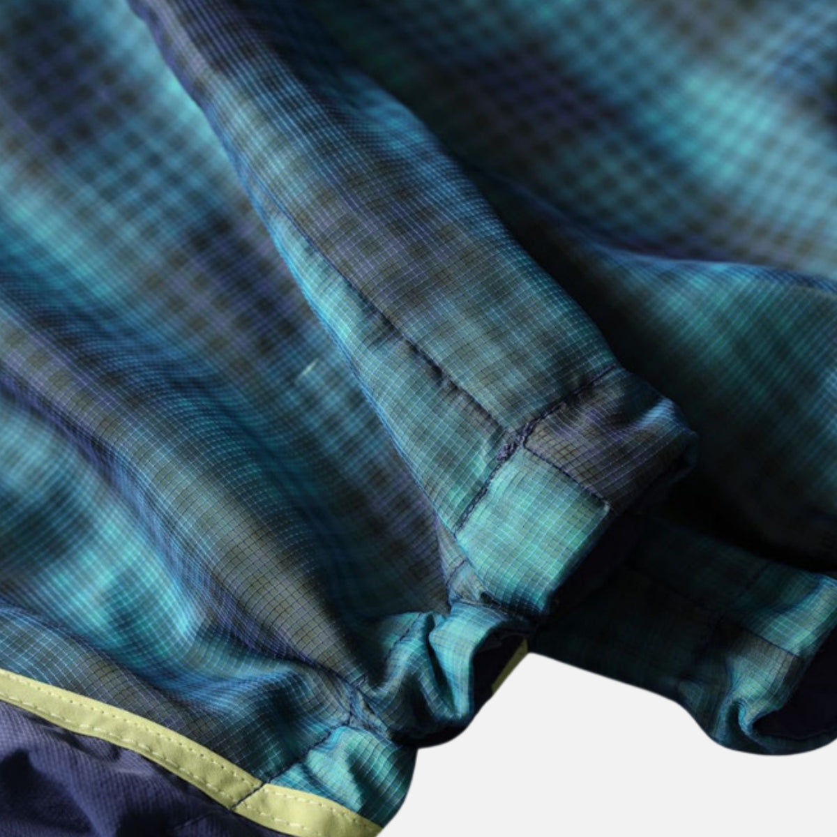 Plaid Colorblock Windproof Parachute Pants