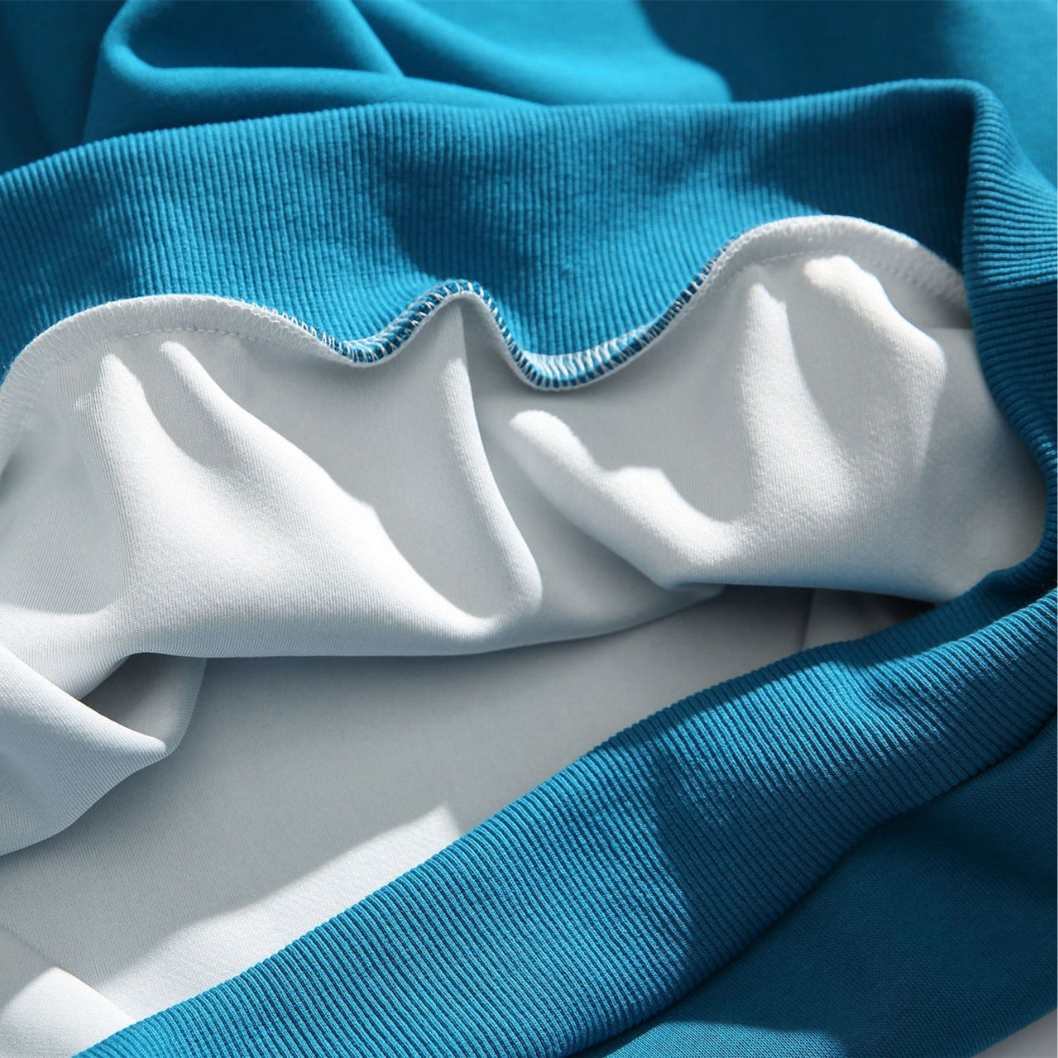 Japanese Colorblock Crewneck Sweatshirt