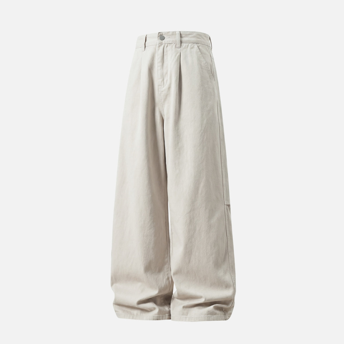 Japanese Vintage Pleated Straight-Leg Pants