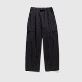 Water-Repellent Belted Yamamoto Pants