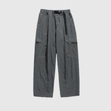 Water-Repellent Belted Yamamoto Pants
