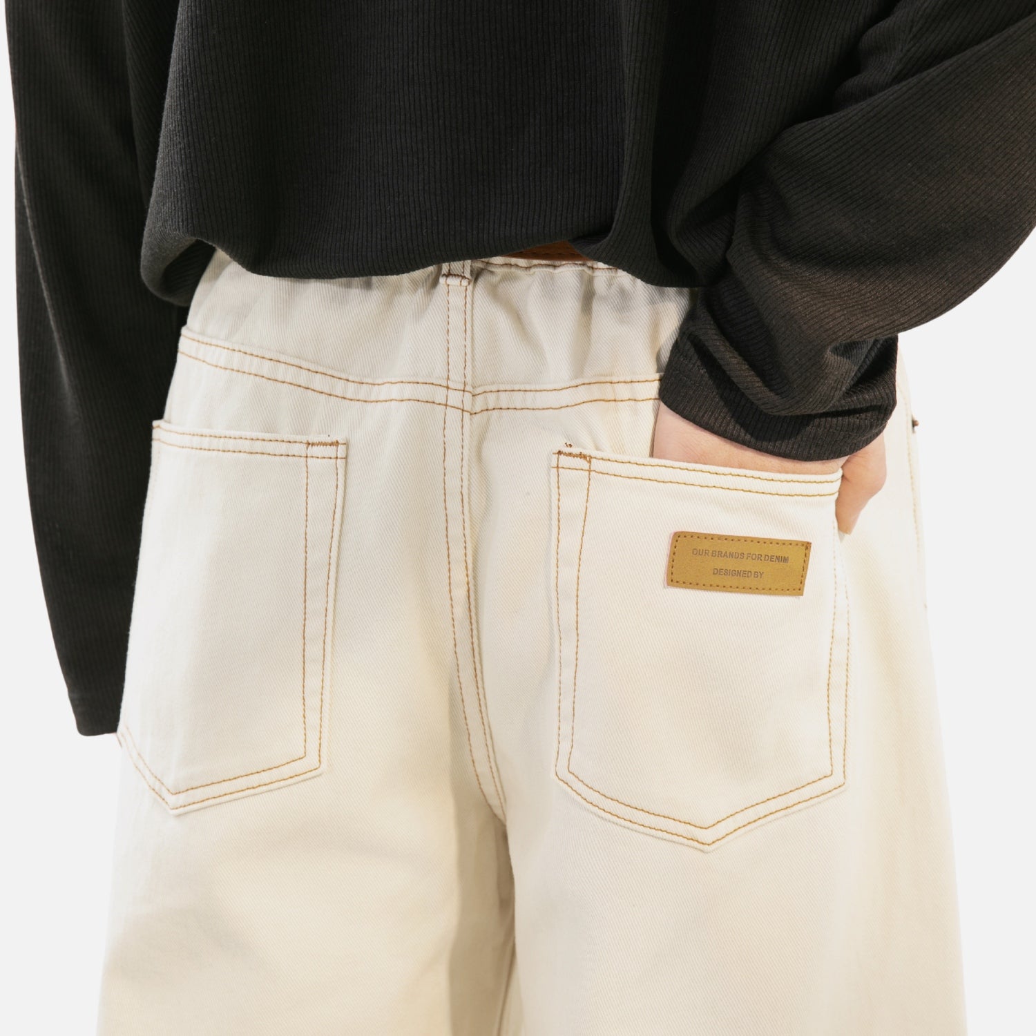 Twill Baggy Cotton Pants