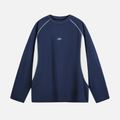 Langarm-T-Shirt mit Farbblock-Patchwork