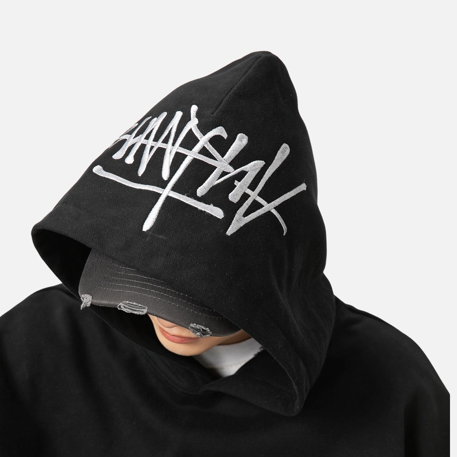 Heavyweight Hand-Drawn Embroidery Hoodie