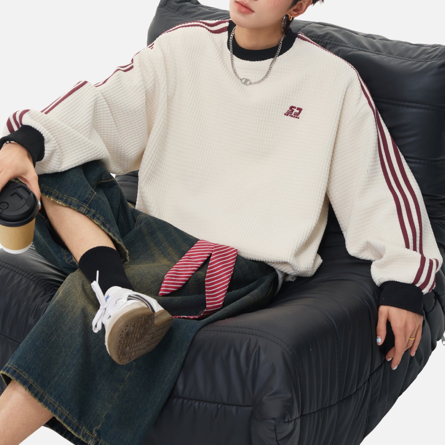 Heavyweight Waffle Sweatshirt