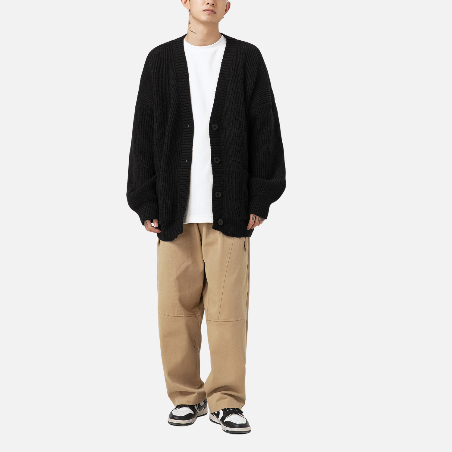 Chunky Textured Knit Cardigan