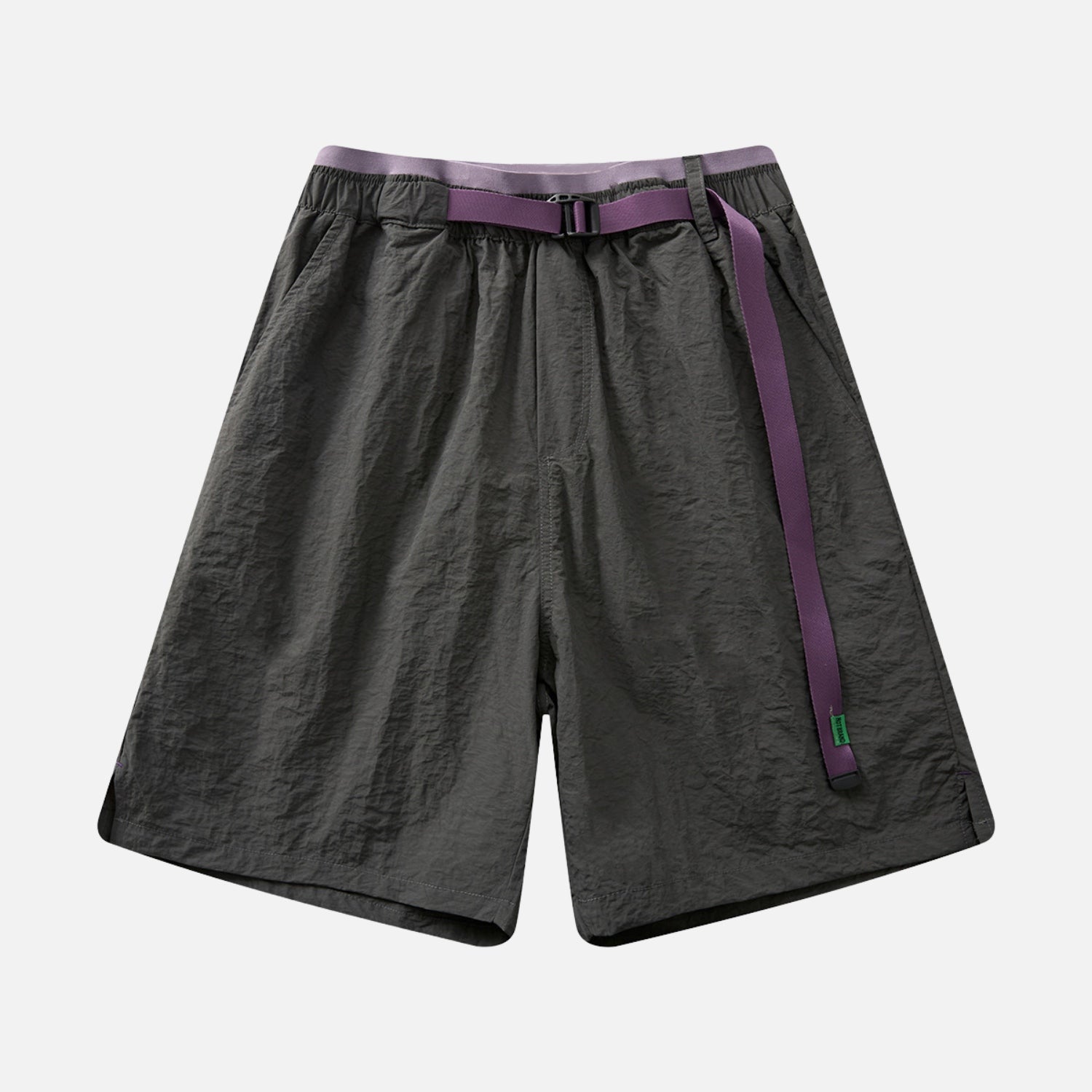 Colorblock Double-Waist Shorts
