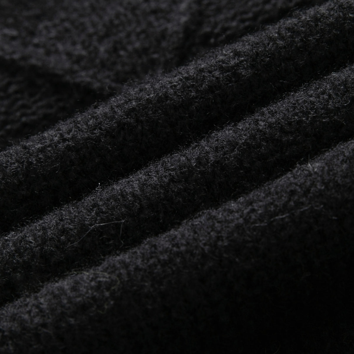 Japanese Vintage Contrast-Collar Cable Knit Sweater