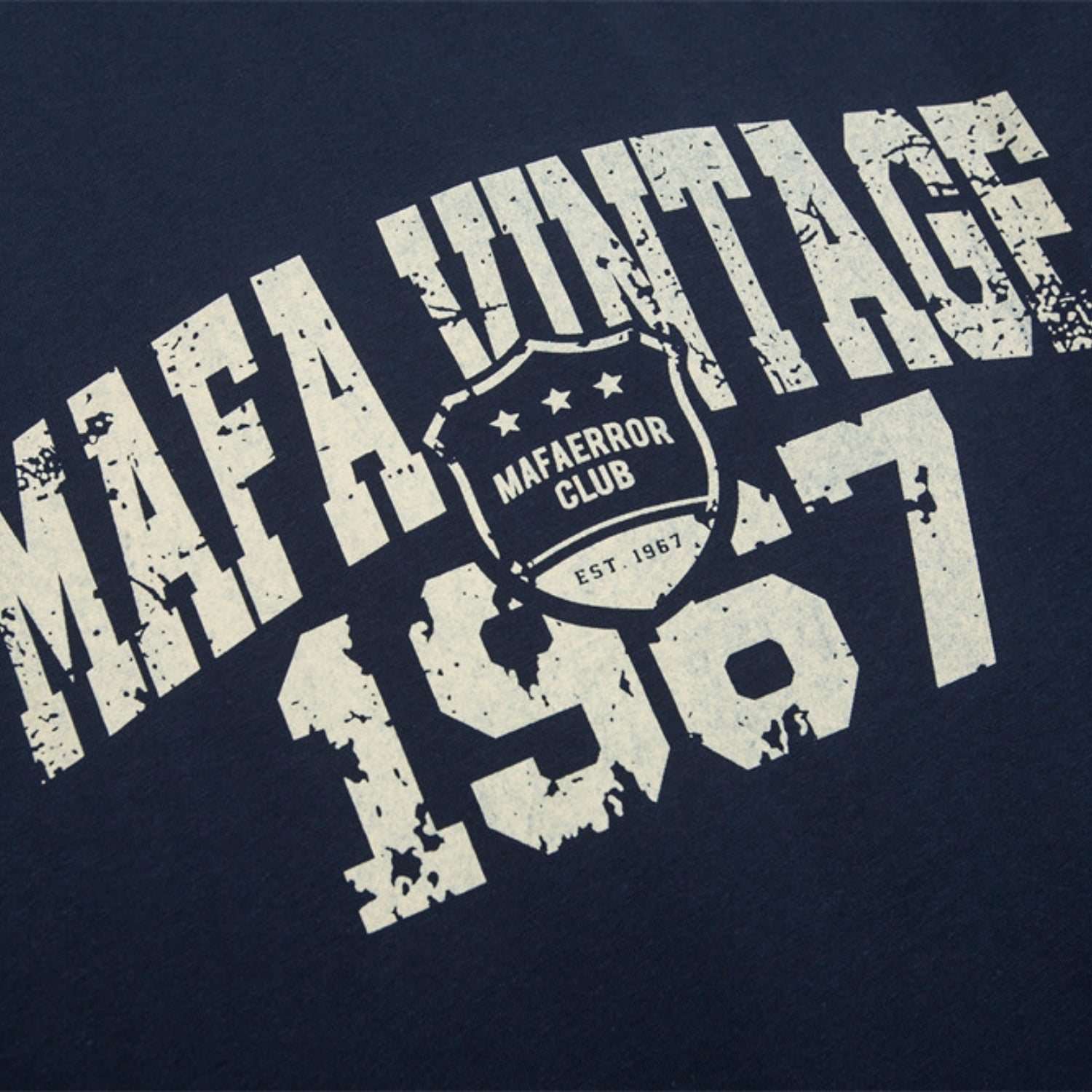 Faux-Layered Graphic Cotton Sweatshirt