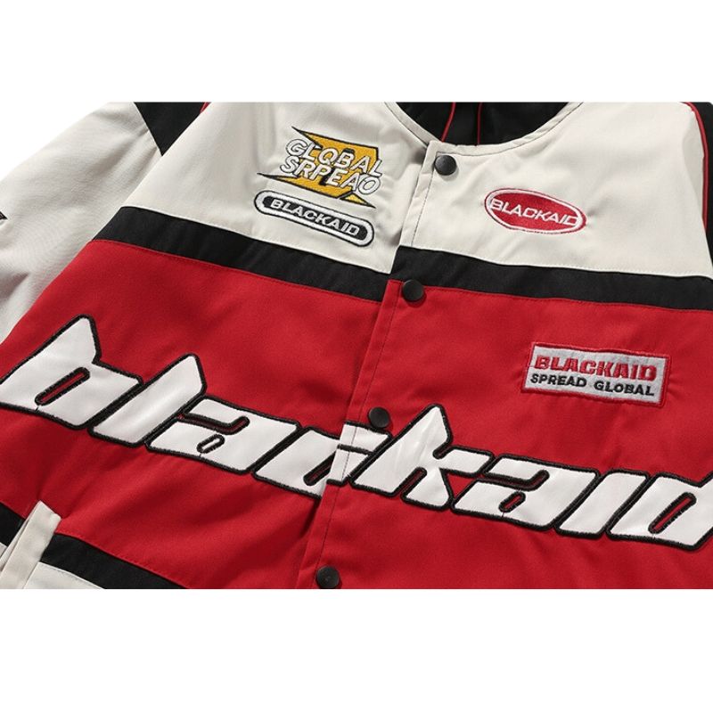 Full Embroidered Vintage Racing Jacket