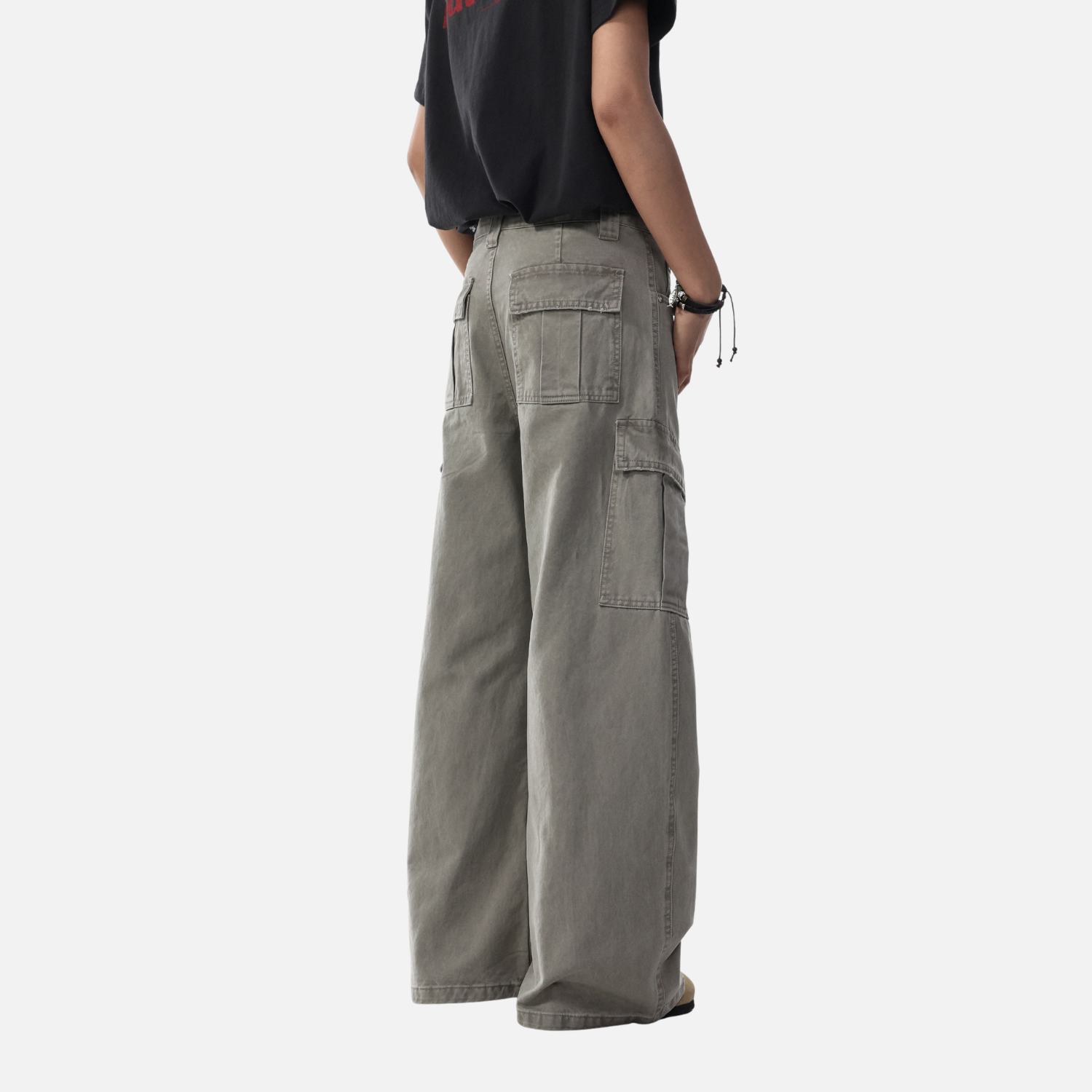 Vintage Slant Baggy Pants