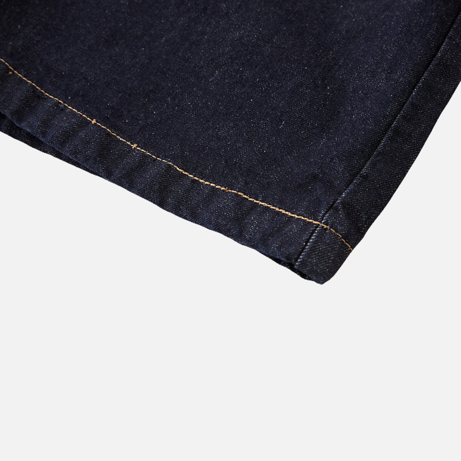Colorblock Denim Shorts