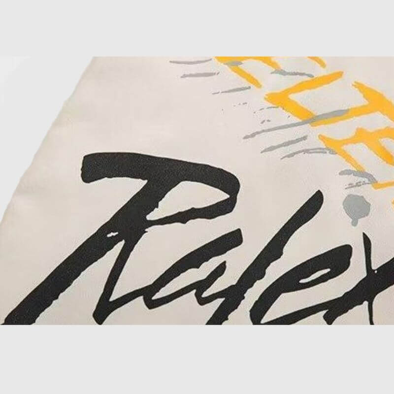 Lässiges Hemd mit Smiley-Buchstaben