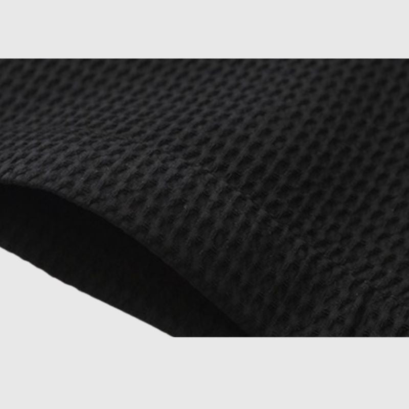 Waffelhemden mit Metallknöpfen