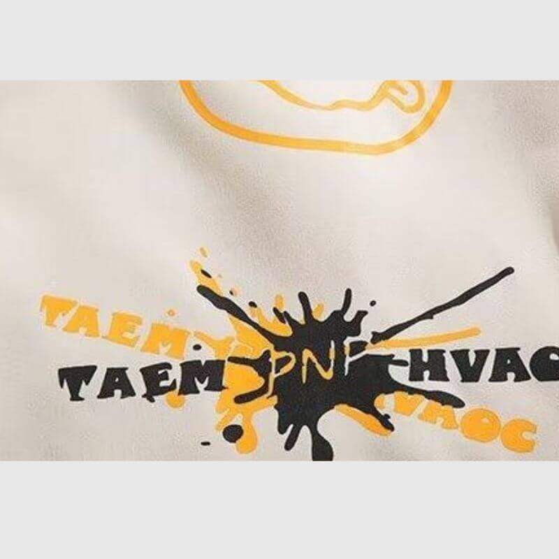 Lässiges Hemd mit Smiley-Buchstaben