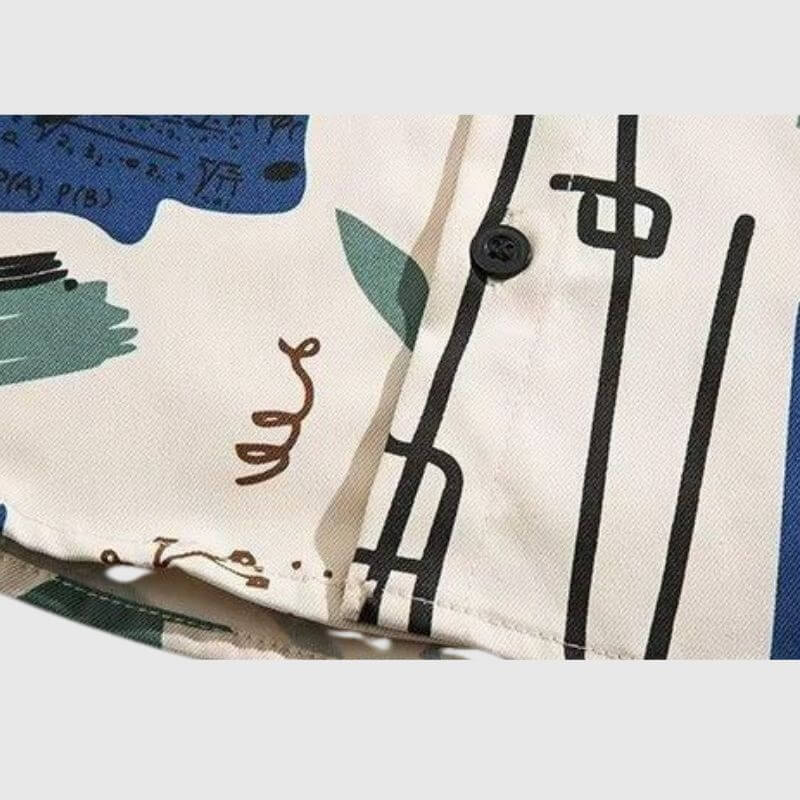 Graffiti-Shirts mit Farbblock-Design