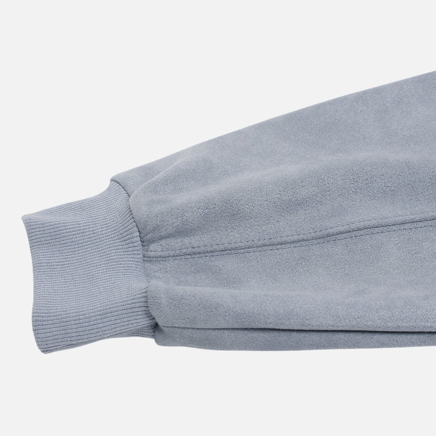 Sudadera retro de ante con capucha