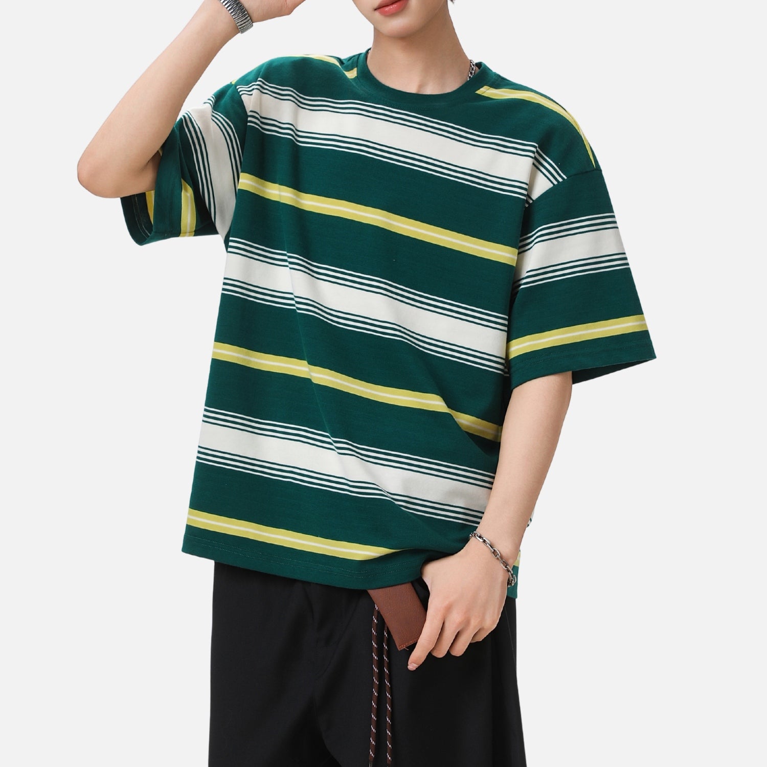 Vintage Striped Cotton Tee