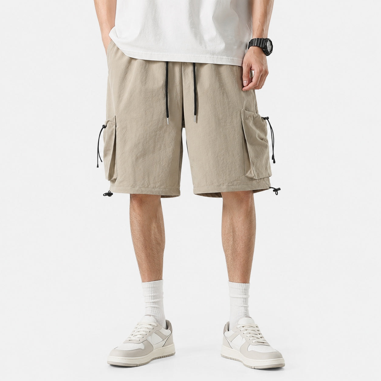 Quick-Dry Utility Pocket Shorts