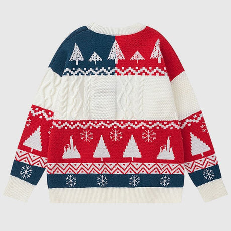 Cute Santa Embroidered Pullover