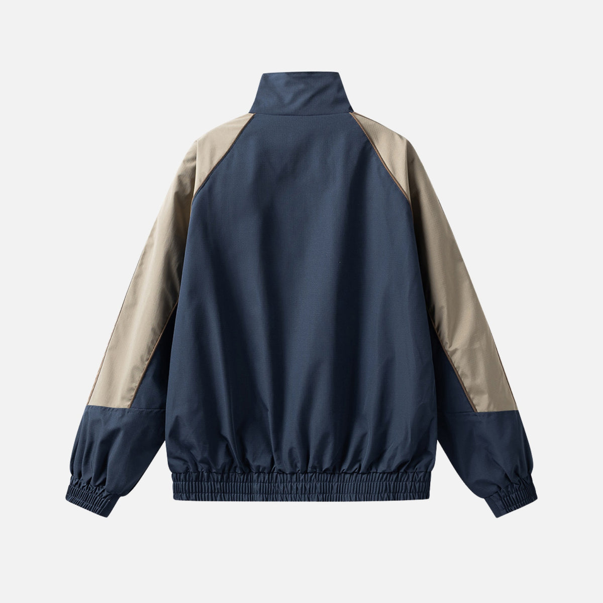 Colorblock Embroidered Utility Jacket