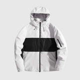 Two-Tone Outdoor Hooded Windbreaker