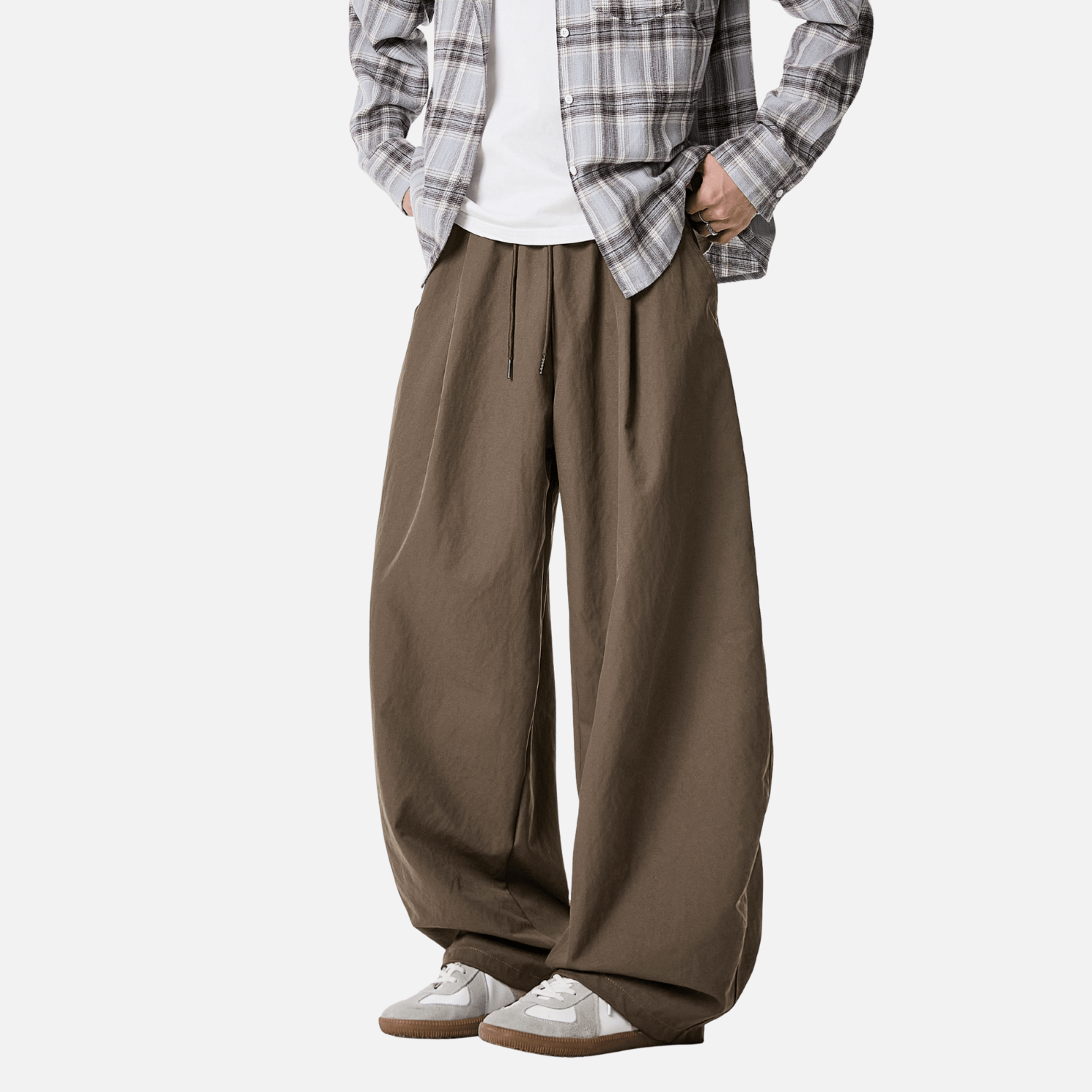 Pleated Blade Casual Joggers