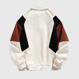 Color-Block Polo Sweatshirt