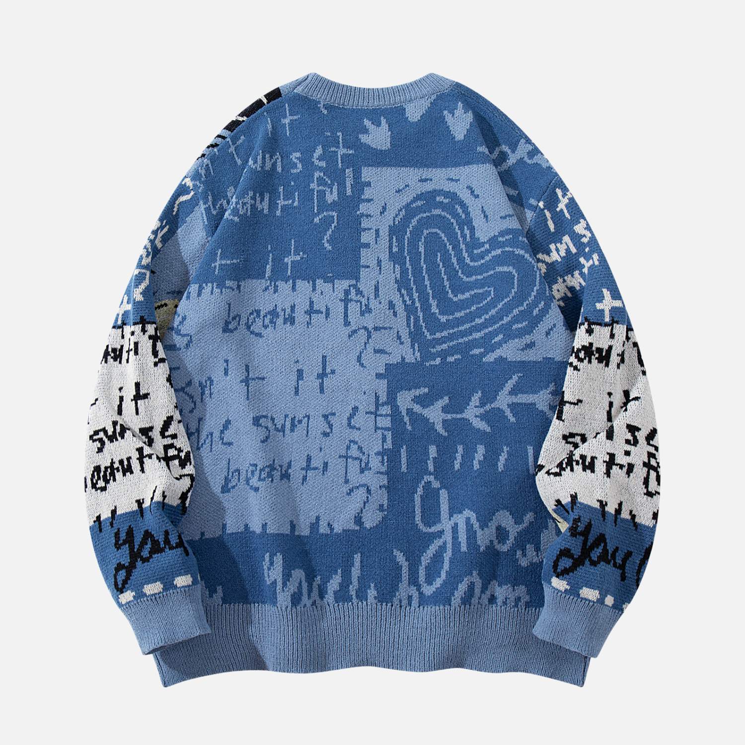 Dinosaur Hearts Jacquard Sweater