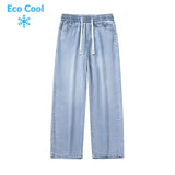 Ice Silk Solid Jeans