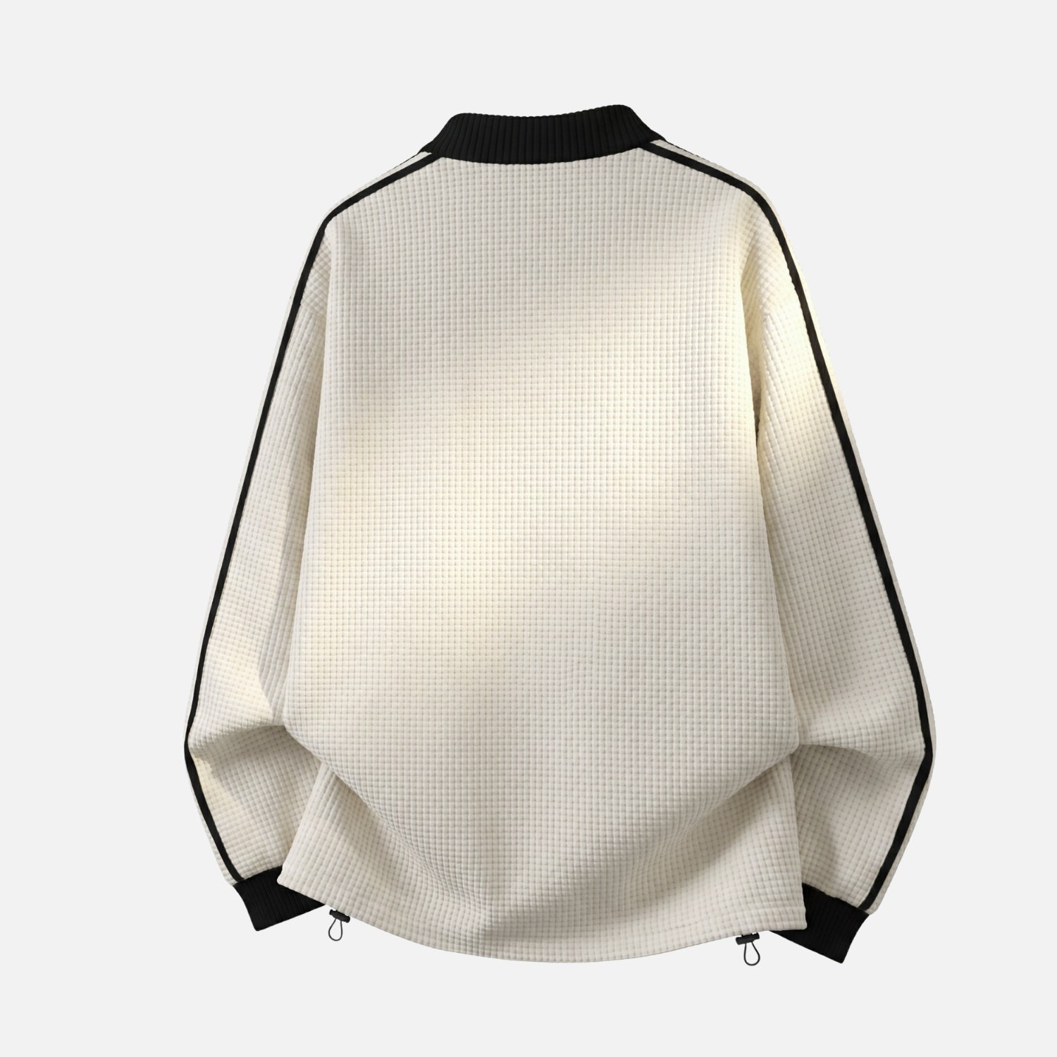 Heavyweight Textured Polo Sweatshirt