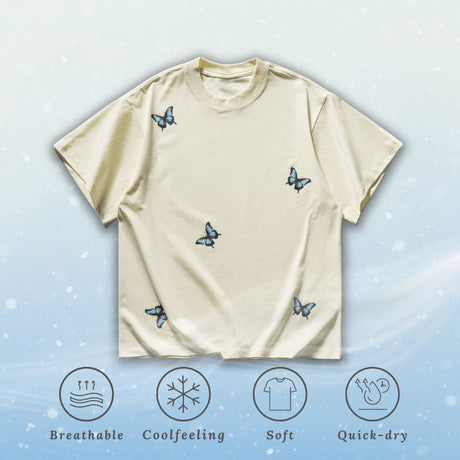 Ice Silk Butterfly Tee