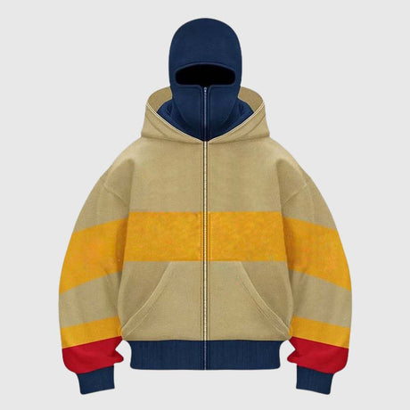 Y2K Retro Patchwork Foam Hoodie