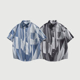 Modern Abstract Print Shirt