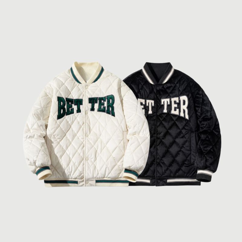 Japanese College Style Loose-Fit Baseball Jacket