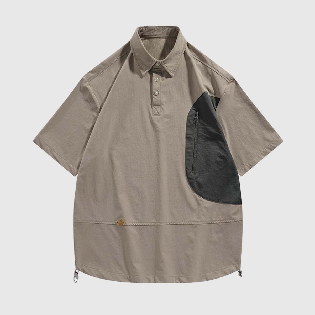 Contemporary Two-Tone Utility Shirt