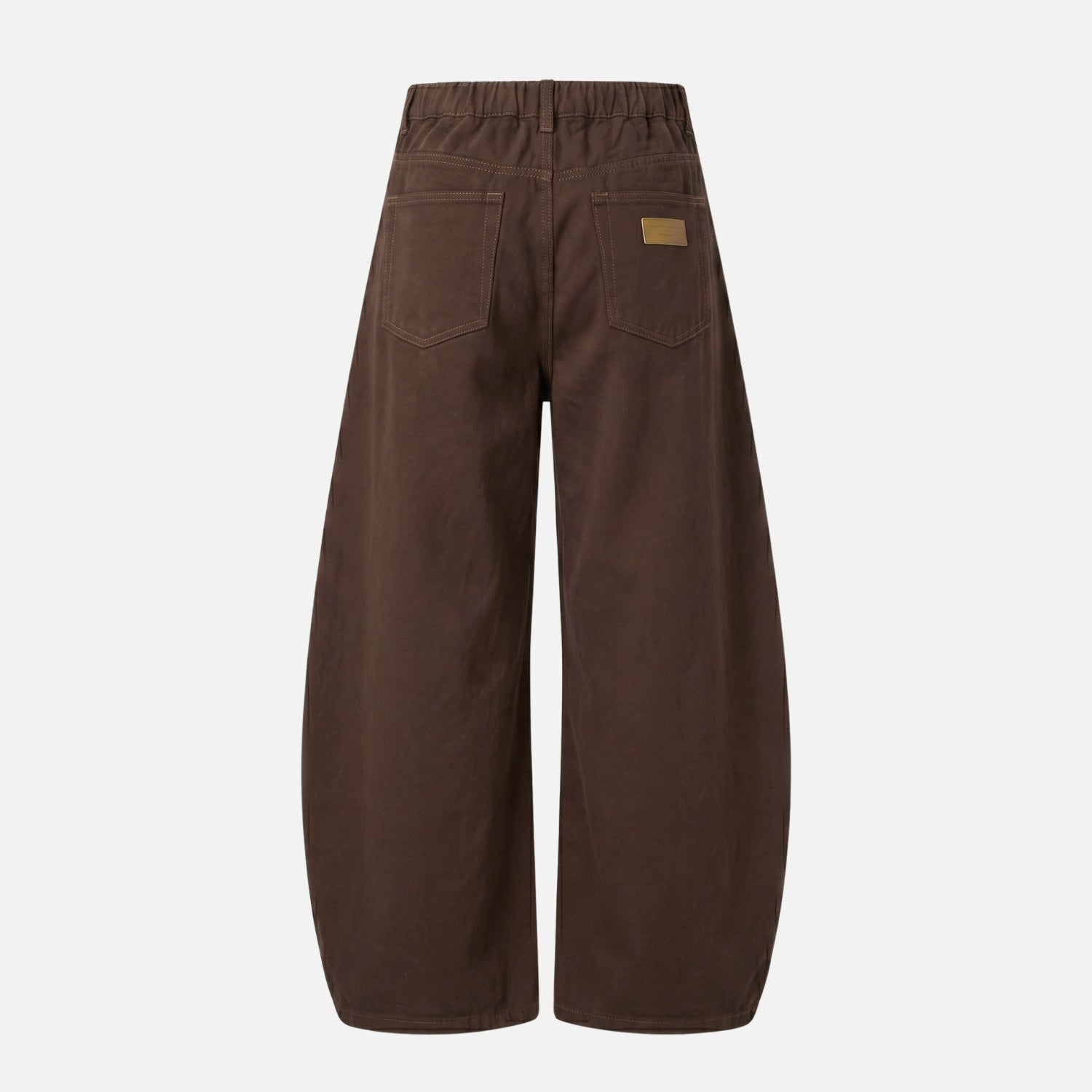 Twill Baggy Cotton Pants