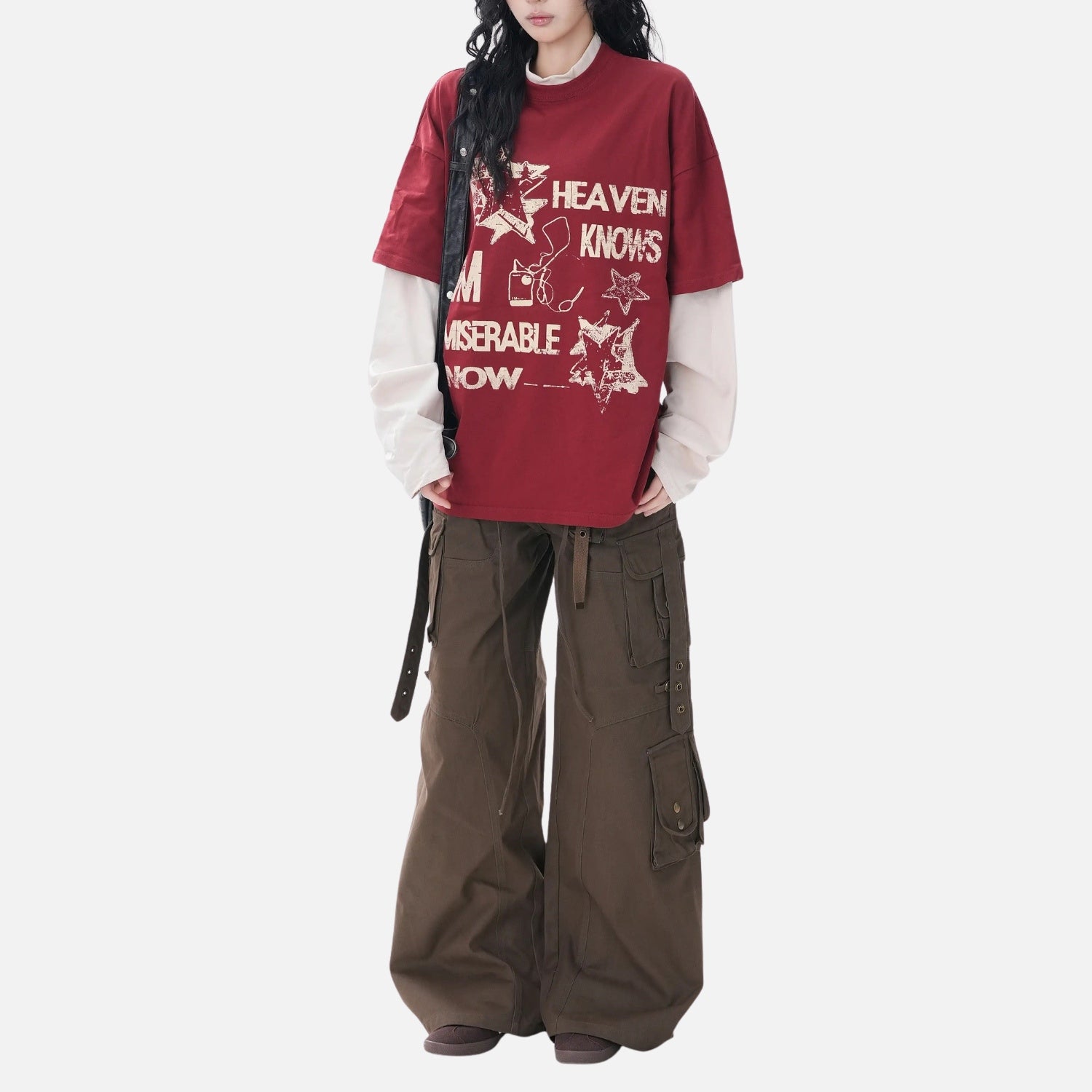 Varsity-Sweatshirt in Lagenoptik