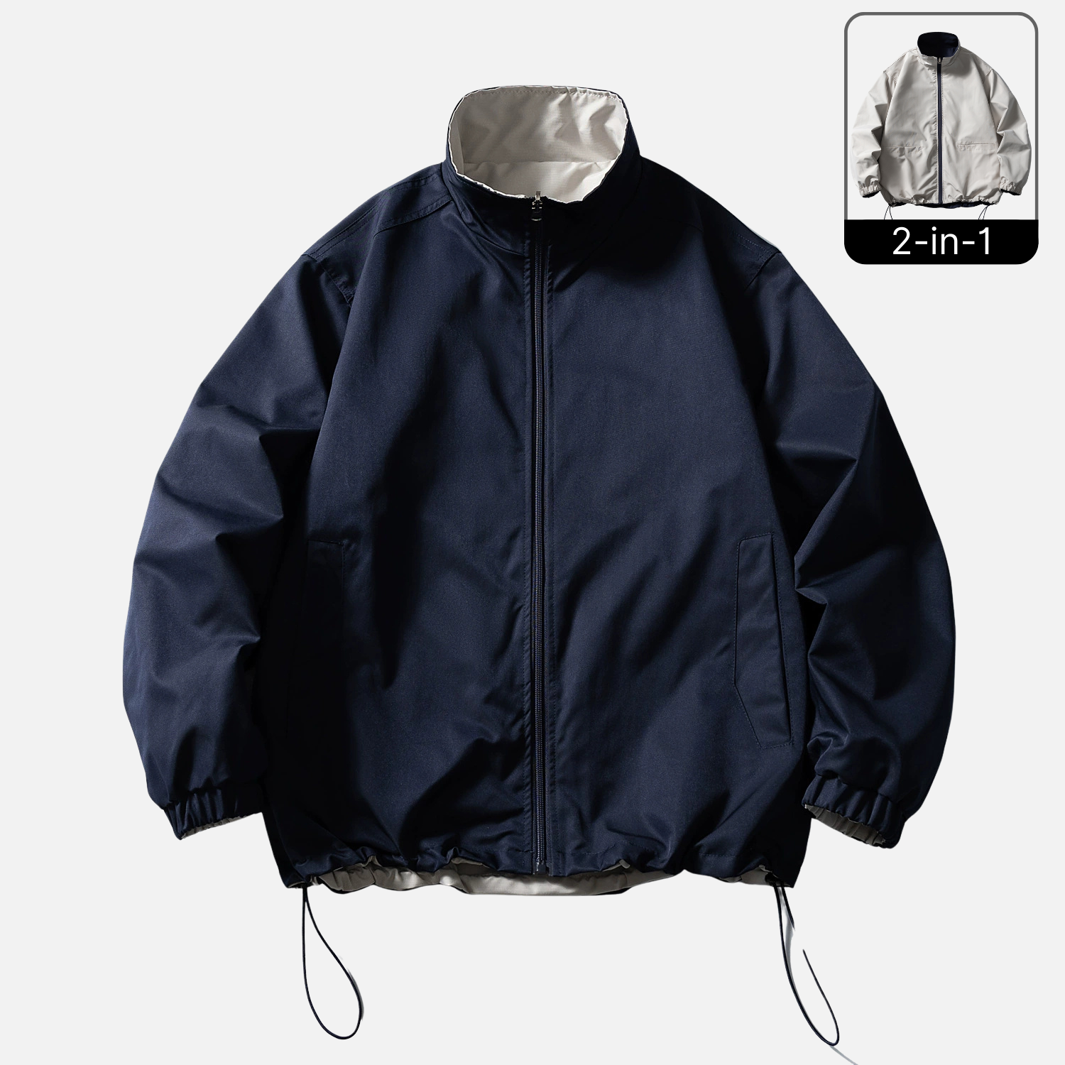 Reversible Techwear Utility Jacket