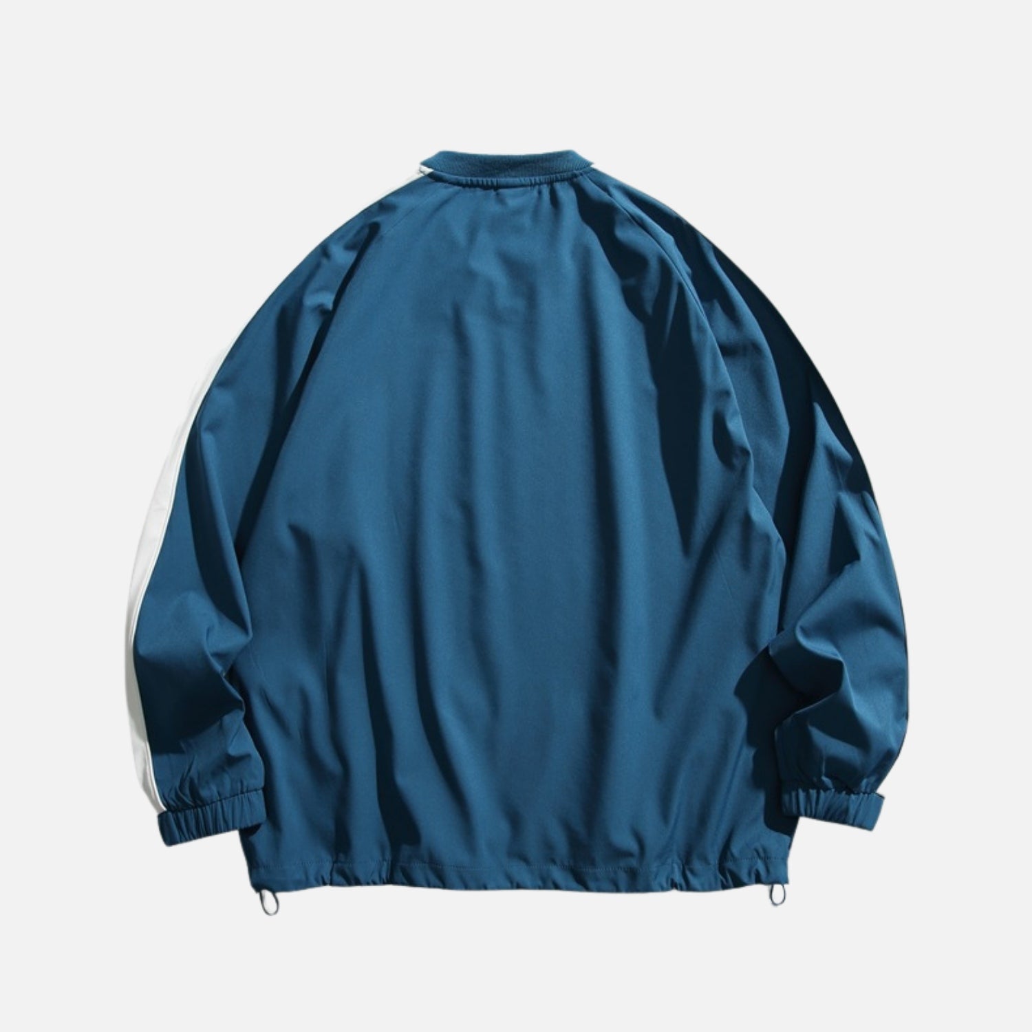 Japanese Colorblock Baseball Sweatshirt