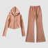 Chic hooded tracksuit set