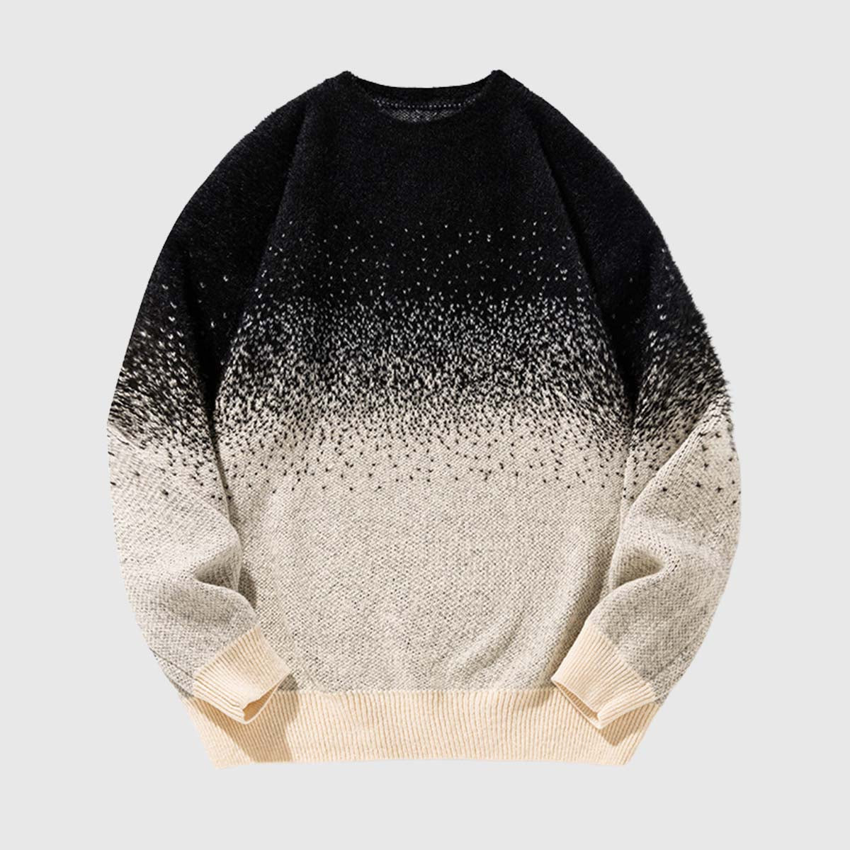 Ombre Gradient Knit Sweater