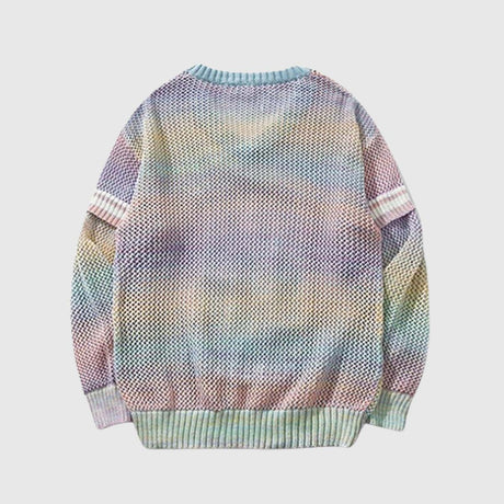 Vintage Colorful Knit Sweater