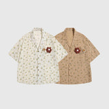 Original Design Chiffon Floral Shirts