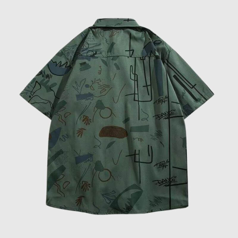 Graffiti-Shirts mit Farbblock-Design