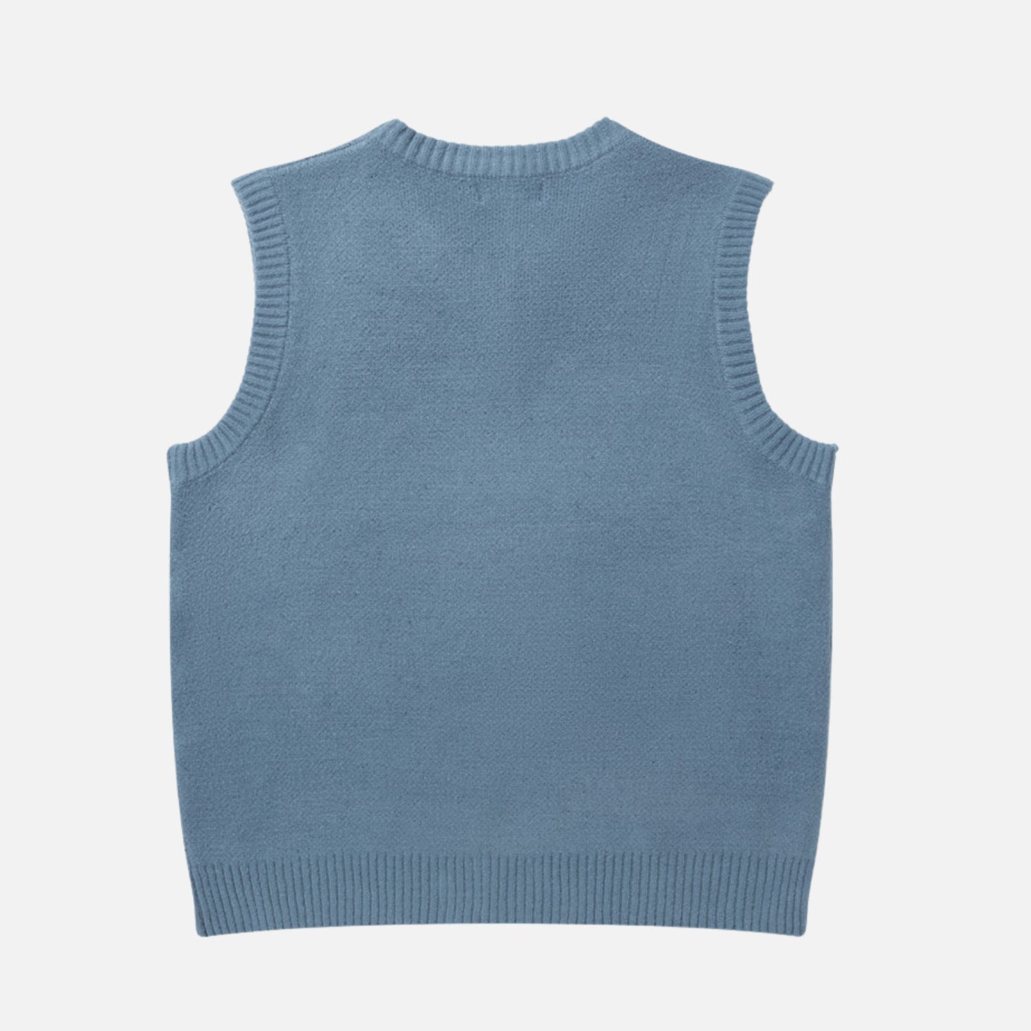 Cartoon Jacquard Sweater Vest